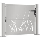  Vrtna vrata 100x75 cm Corten čelik dizajn s travom | shoptok.hr