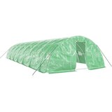  Staklenik s čeličnim okvirom zeleni 70 m² 14 x 5 x 2,3 m | shoptok.hr