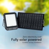  LED Solarni reflektor LED/15W/3,7V IP65 4000K crna + daljinski upravljač | Eponuda.com