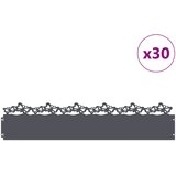  Rubnjaci za travnjak 30 kom. 103 x 0,05 x 22 cm Čelik Antracit | shoptok.hr