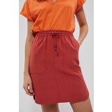 Marisse Viscose Skirt With Pockets L-Sc-3714 Magma | Shoptok.si