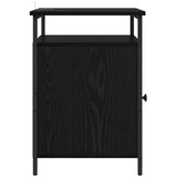 vidaXL Noćni ormar Crni hrast 40 x 42 x 60cm Konstruirano drvo | shoptok.hr
