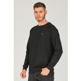 Dewberry V4003 REGLAN ARM MEN'S SWEATSHIRT-BLACK | Shoptok.si