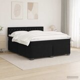 Krevet s box springom, madracem i LED-om Crna 160 x 200 cm | shoptok.hr