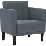 SOFA s naslonima za ruke tamno siva 53 cm baršunasta | Eponuda.ba