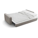 Cosmopolitan Design Svetlo siva žametna raztegljiva sedežna garnitura s prostorom za shranjevanje 238 cm Belfast – | Shoptok.si