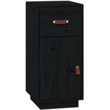  Komoda crna 34 x 40 x 75 cm od masivne borovine | shoptok.hr