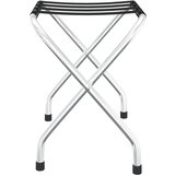  Stalak za prtljagu crno-srebrni 56 x 40 x 49 cm | shoptok.hr