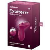 Satisfyer Exciterrr - Vrtljivi vibrator za klitoris s kroglicami (rdeč) | Shoptok.si