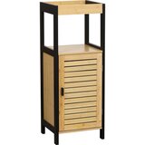 Tendance CEBU kupatilski ormarić sa 1 policom I VRATIMA 90X34X30CM MDF/BAMBUS Crna Cene