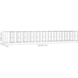 vidaXL vanjski kavez za pse od pocinčanog čelika 29,04 m² | shoptok.hr