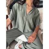DStreet NAMAYAS khaki women's blouse | ePonuda.com