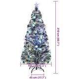  Osvijetljeno božićno drvce sa stalkom i LED 210 cm optička vlakna | Eponuda.com