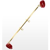 Taboom Spreader Bar with Ankle Cuffs Gold-Red | shoptok.hr