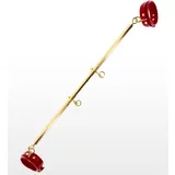 Taboom Spreader Bar with Ankle Cuffs Gold-Red