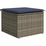  Sjedeća garnitura za vrt 7 pcs Siva i tamnoplava Poli ratan | shoptok.hr