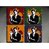  Ročno izdelana slika POP Art Scarface - AL PACINO 4-delna | Shoptok.si