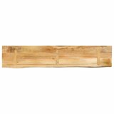 Stolna ploča 140x30x2,5 cm masivno drvo manga sa živim rubom | shoptok.hr