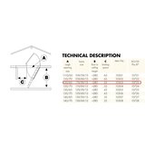 SuperStep tavanske merdevine 120x60cm mc-step termoizolovane | Eponuda.com