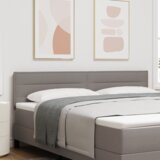  LED uzglavlje linija dizajn Taupe 90 cm tkanina | shoptok.hr
