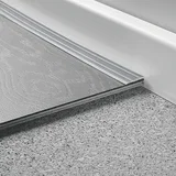 Kotni profil 160 (Plemenito jeklo mat, 1 m x 24,5 mm x 10 mm, Vrsta montaže: Vijaki)