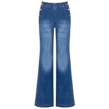 Rinascimento Jeans flare CFC0124948003 Modra Cene