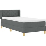  s opruga kutije Tamno siva 200 x 100 cm tkanina | shoptok.hr