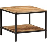 vidaXL Klubska mizica 55x55x45 cm trden robusten mangov les Cene