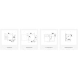 Blanco sudoper ZIA XL 6 S Compact SILGRANIT CRNA, s dalj. upr. | shoptok.hr