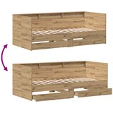  Krevet na dan Umjetnički hrast 75 x 190 cm Konstruirano drvo | shoptok.hr