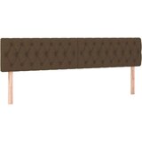  Krevet box spring s madracem LED tamnosmeđi 180x200 cm tkanina | shoptok.hr