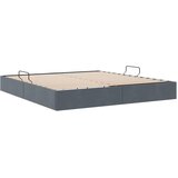 Krevet s od storage s pohranom Tamnosiva 193 x 203 cm Baršun | shoptok.hr