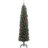 vidaXL Umjetno božićno drvce Zelena 240 cm PVC i čelik i plastika | shoptok.hr