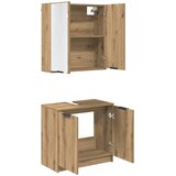  Set ormarića za kupaonicu Umjetnički hrast Konstruirano drvo | Eponuda.com