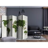 Artgeist PARAVAN 225/172/3 cm krem barve, zelena Slike