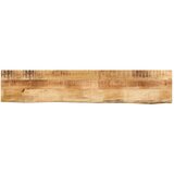 vidaXL Mizna plošča 160x30x2,5cm naraven rob trden robusten mangov les | Shoptok.si