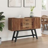 TV stojalo s predalom Naravna 110 x 30 x 75 cm Trden tikov les, (5000112805) | Shoptok.si