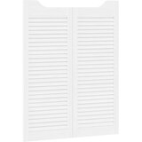  Vrata na rasklapanje Bijela 100 x 40 cm Masivna borovina | Eponuda.com