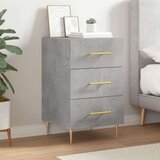 vidaXL Noćni ormarić boja betona 40 x 40 x 66 cm od konstruiranog drva | shoptok.hr