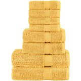  8-dijelni vrhunski set ručnika SOLUND zlatni 600 gsm | shoptok.hr