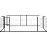 vidaXL Zunanji pasji boks jeklo 36,3 m² | Shoptok.si
