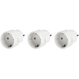 Deltaco SMART HOME mini vtičnica, LED indikator, WiFi 2.4GHz, 1xCEE 7/3, 10A, časovnik, BELA (3-kom) | Shoptok.si