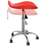  Salonski stolac od umjetne kože crveni | shoptok.hr