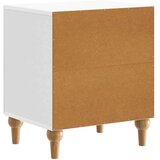  Nočna omarica 2 pcs Bela 43 x 34,5 x 50 cm Inženirski les, (5000233590) | Shoptok.si