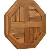 vidaXL Stolna ploča 40 x 40 x 2 5 cm osmerokutna od masivne tikovine | shoptok.hr