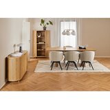 Actona Biblioteka u dekoru hrasta u prirodnoj boji 100x160x40 cm Colima – | shoptok.hr