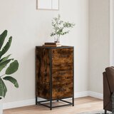 Komoda boja hrasta 35,5x35x76 cm konstruirano drvo i metal | Eponuda.com