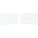  Stranska stena zabavnega šotora 2 pcs Bela 400 x 195 cm, (5000218827) | Shoptok.si