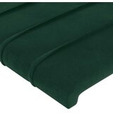  Uzglavlje tamnozeleno 144x5x118/128 cm baršunasto | shoptok.hr