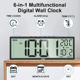 XREXS digitalna stenska ura - 37x13,5 cm | Shoptok.si